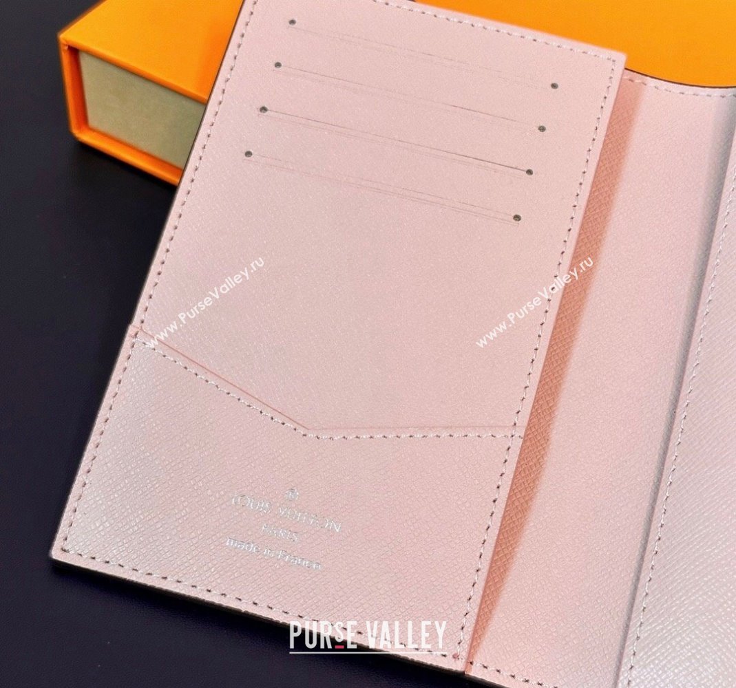 Louis Vuitton Passport Cover Birds Light Pink 2023 1123 (HY-231123114)