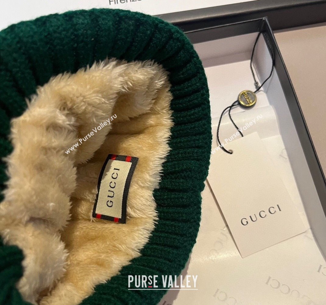 Gucci Knit Hat with Web Light Beige 2023 1123 (XMN-231123063)