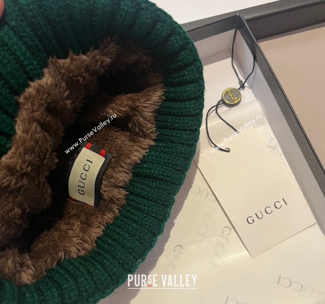 Gucci Knit Hat with Web Green 2023 1123 (XMN-231123065)