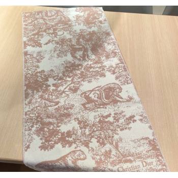 Dior Toile de Jouy Long Scarf 45x190cm Light Pink 2023 1123 (XMN-231123042)
