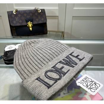 Loewe Knit Hat Grey 2 2023 1123 (MAO-231123072)
