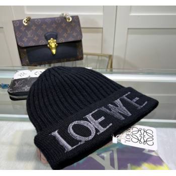 Loewe Knit Hat Black 2023 1123 (MAO-231123073)