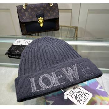 Loewe Knit Hat Dark Grey 2023 1123 (MAO-231123075)