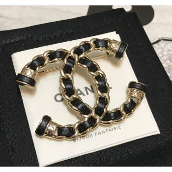 Chanel Chain and Leather CC Brooch 2023 1222 (YF-231222140)