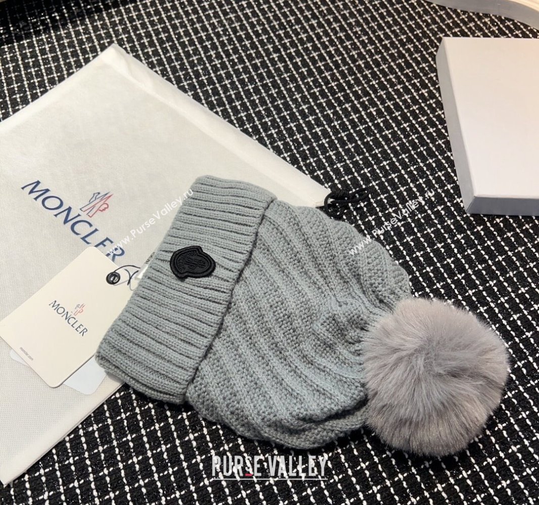 Moncler Knit Hat Grey 2023 ML122202 (YF-231222012)