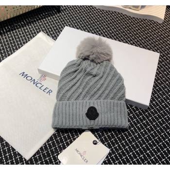 Moncler Knit Hat Grey 2023 ML122202 (YF-231222012)