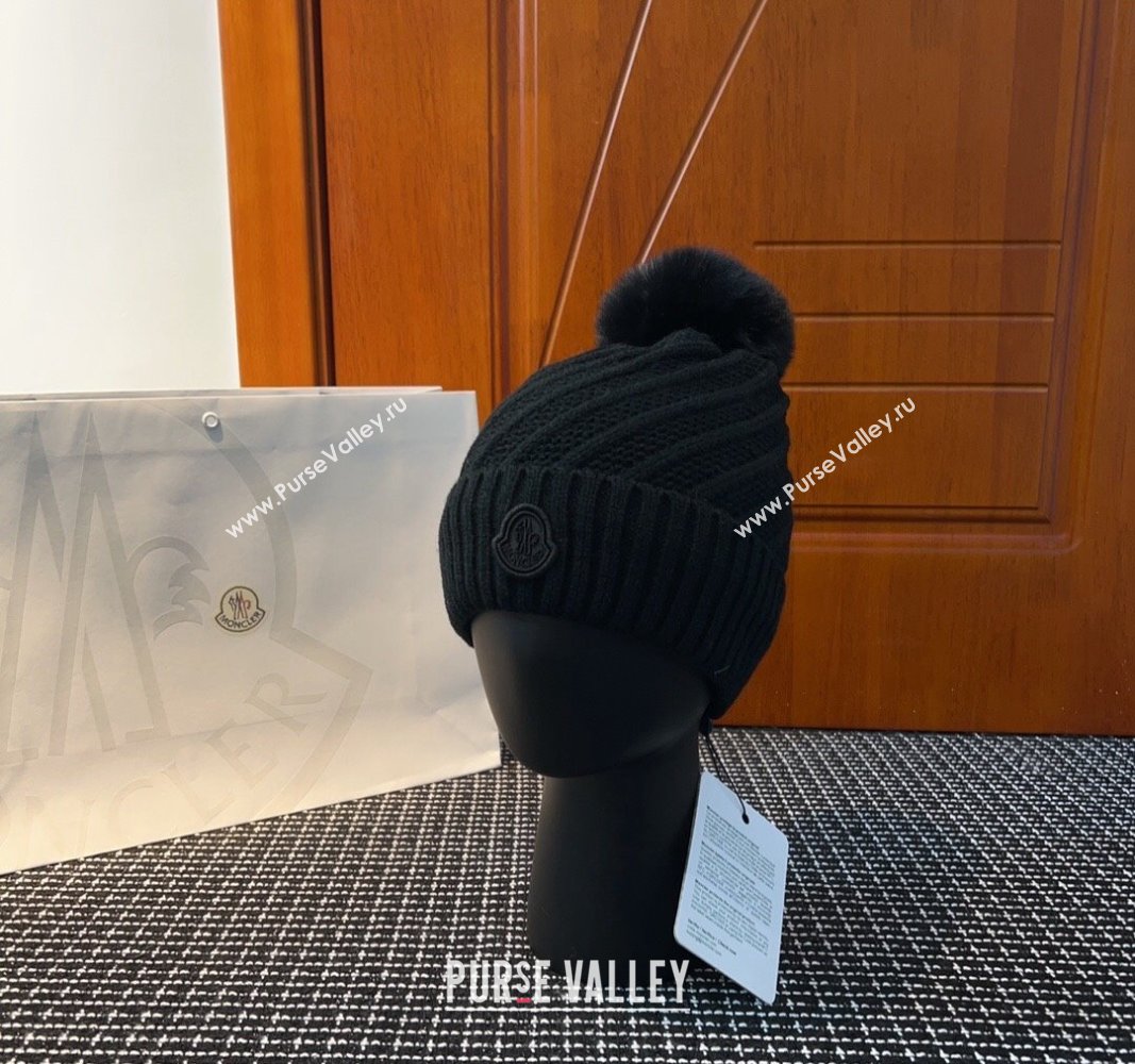 Moncler Knit Hat Black 2023 ML122202 (YF-231222013)