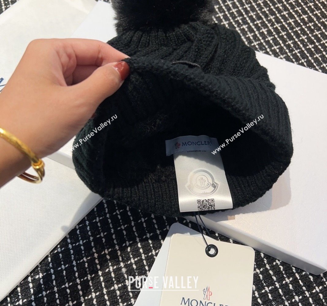 Moncler Knit Hat Black 2023 ML122202 (YF-231222013)