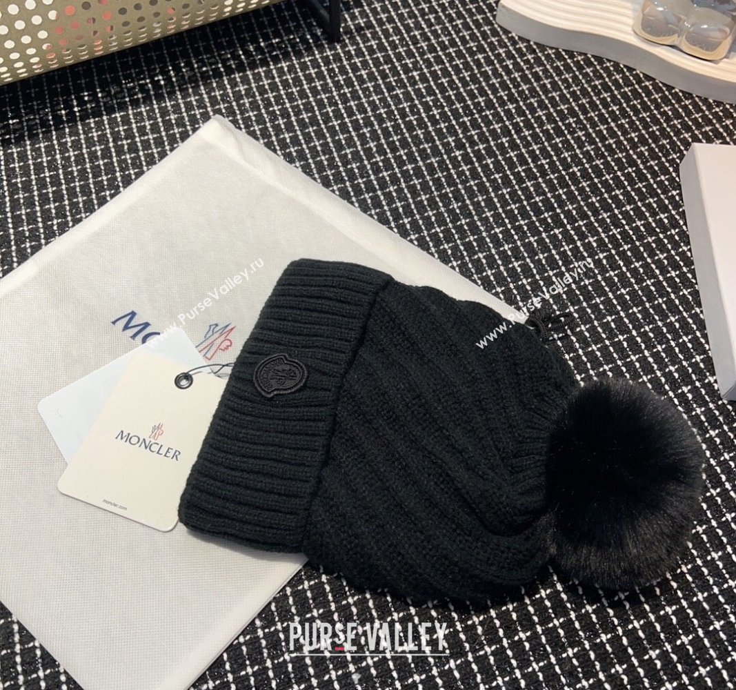 Moncler Knit Hat Black 2023 ML122202 (YF-231222013)