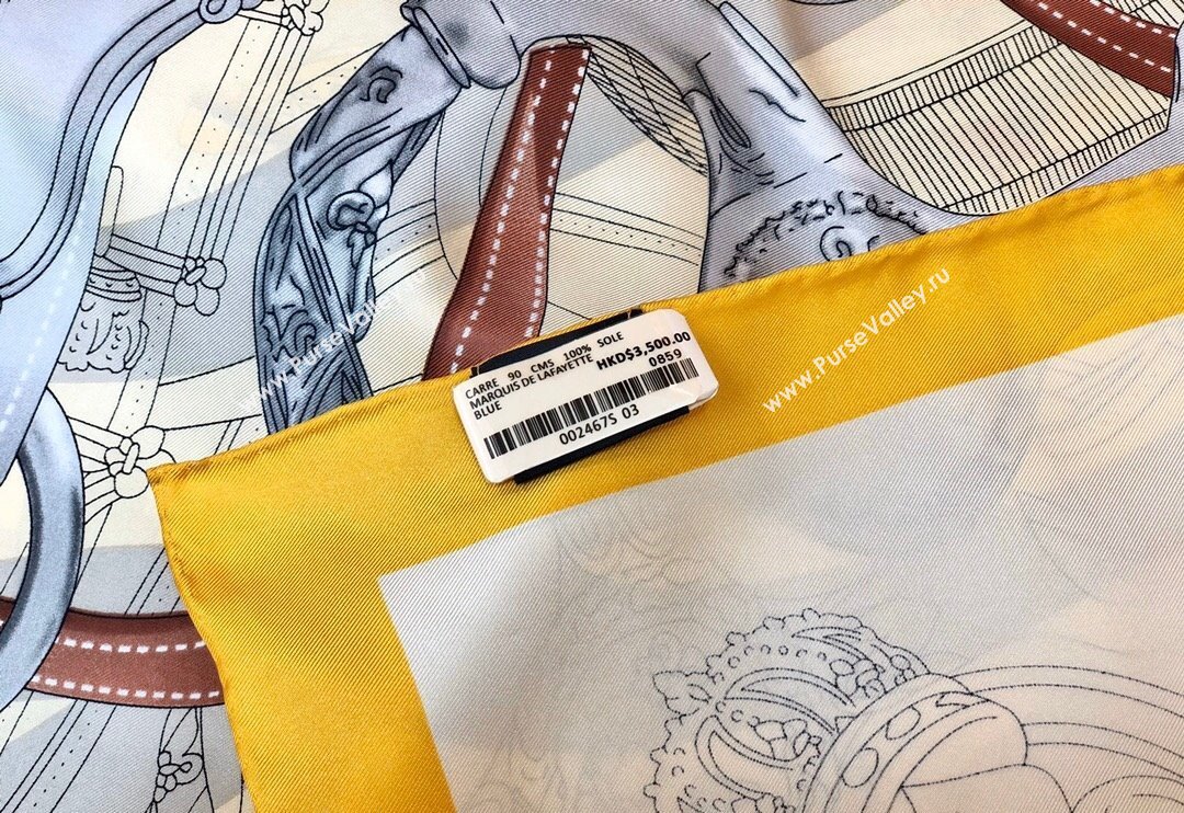 Hermes Silk Sqaure Scarf 90x90cm 2023 1221 (wtz-231221030)