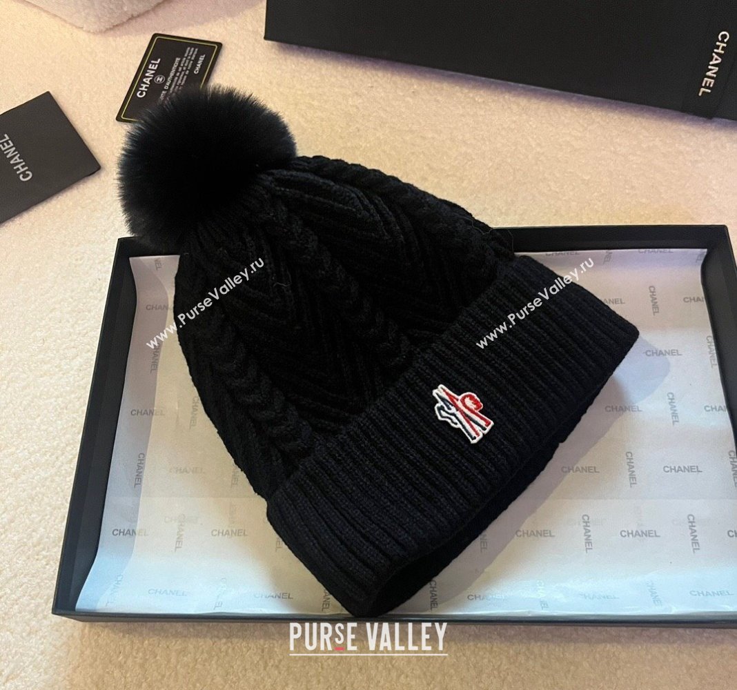 Moncler Knit Hat Black 2023 ML122201 (XMN-231222010)