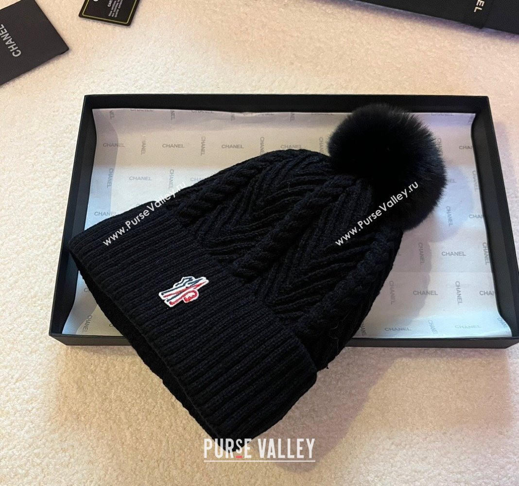 Moncler Knit Hat Black 2023 ML122201 (XMN-231222010)