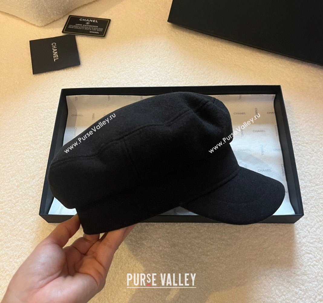 Saint Laurent Buckle Hat Black 2023 YSL122201 (XMN-231222019)