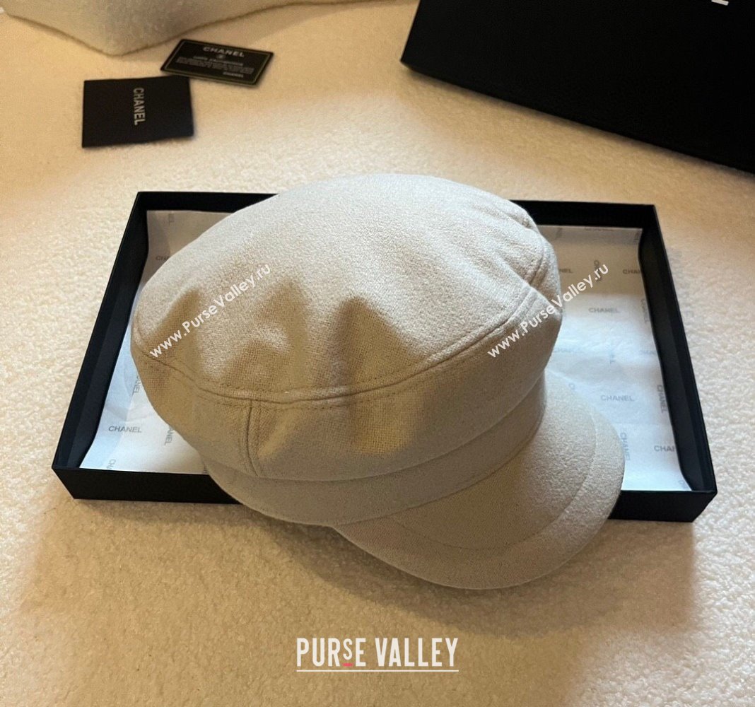 Saint Laurent Buckle Hat Light Beige 2023 YSL122201 (XMN-231222020)