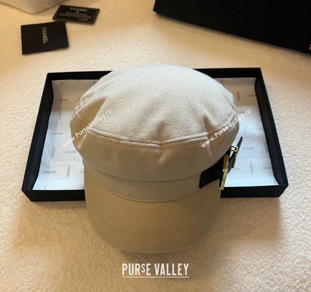 Saint Laurent Buckle Hat Light Beige 2023 YSL122201 (XMN-231222020)