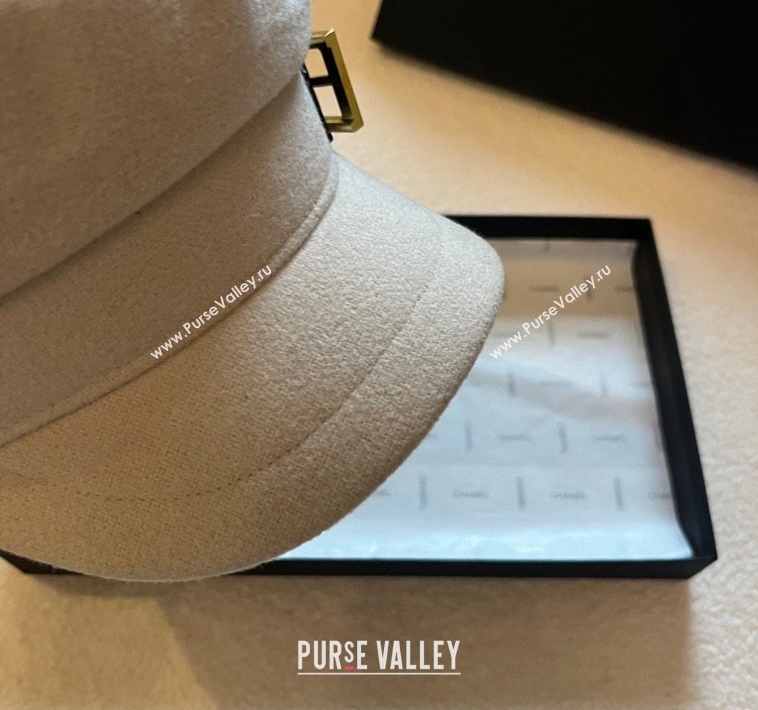 Saint Laurent Buckle Hat Light Beige 2023 YSL122201 (XMN-231222020)