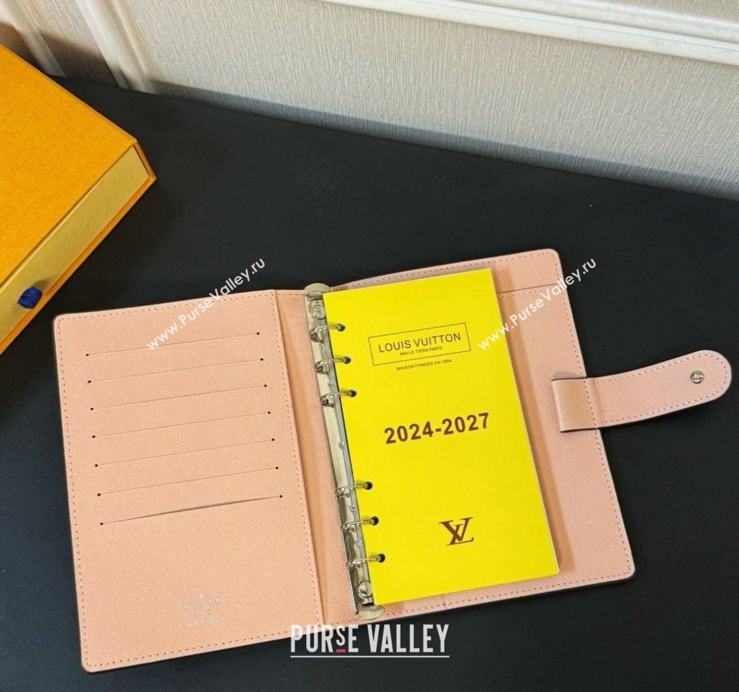 Louis Vuitton Vivienne Ice Skating Large Ring Agenda Notebook Cover 2023 (HY-231222107)