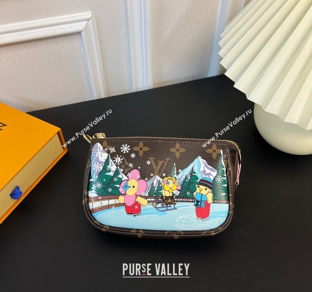 Louis Vuitton Vivienne Mini Pochette Accessoires Bag On Chain Ice Skating 2023 M82623 (HY-231222112)