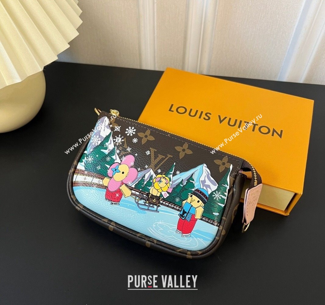 Louis Vuitton Vivienne Mini Pochette Accessoires Bag On Chain Ice Skating 2023 M82623 (HY-231222112)