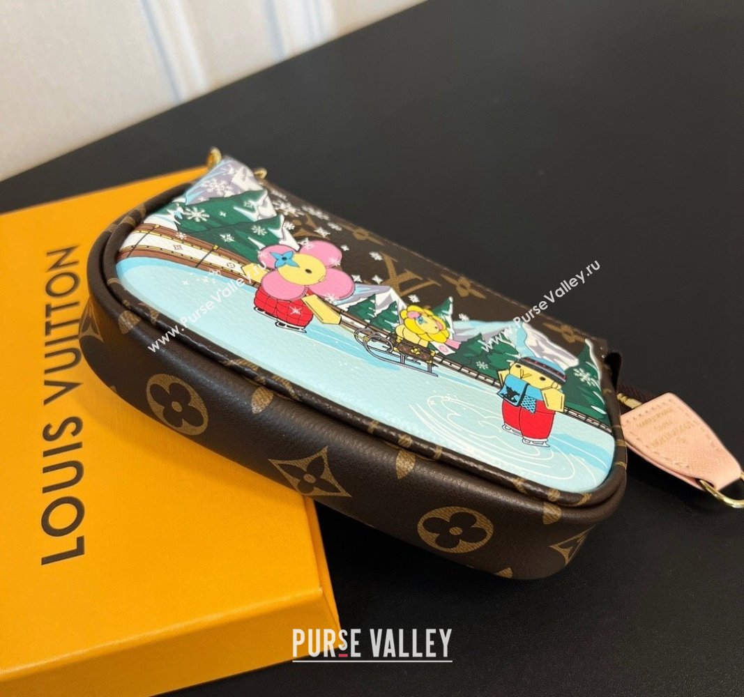 Louis Vuitton Vivienne Mini Pochette Accessoires Bag On Chain Ice Skating 2023 M82623 (HY-231222112)