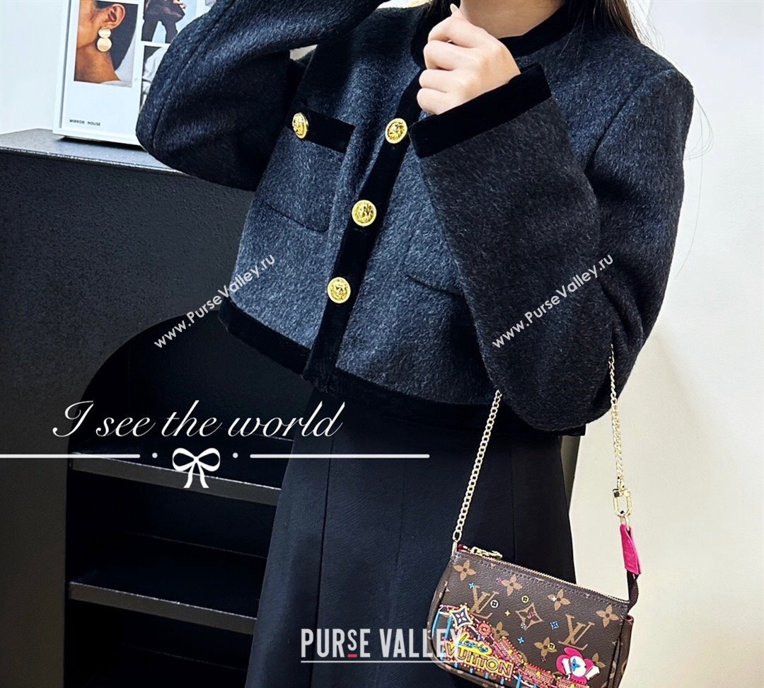 Louis Vuitton Vivienne Mini Pochette Accessoires Bag On Chain Trunk 2023 M82510 (HY-231222118)