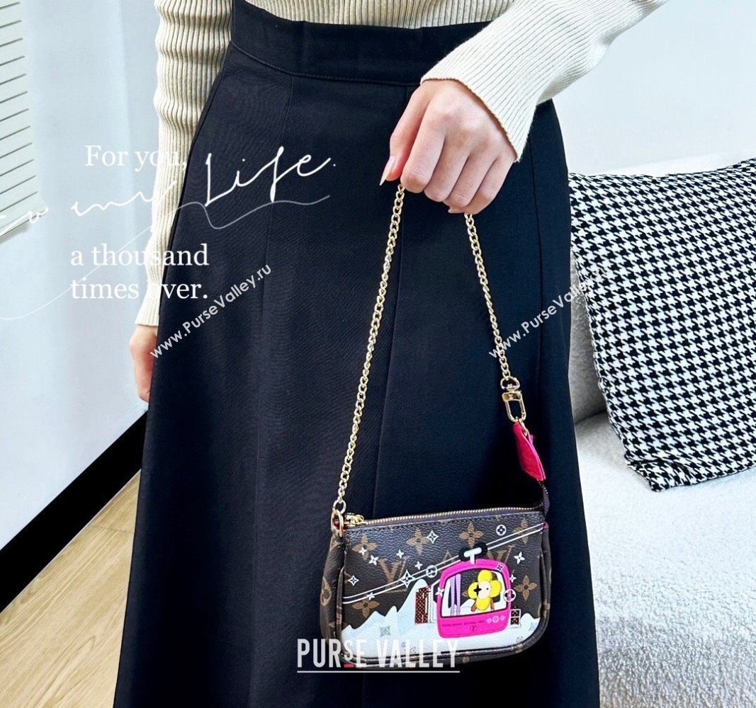 Louis Vuitton Vivienne Mini Pochette Accessoires Bag On Chain Big Wheel 2023 M82510 (HY-231222119)