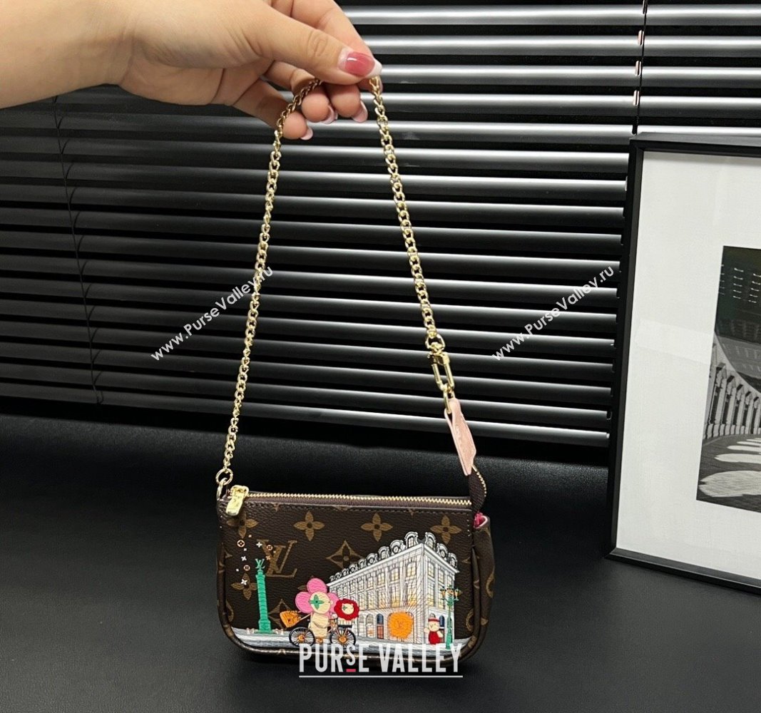 Louis Vuitton Vivienne Mini Pochette Accessoires Bag On Chain Bike 2023 M81760 (HY-231222114)