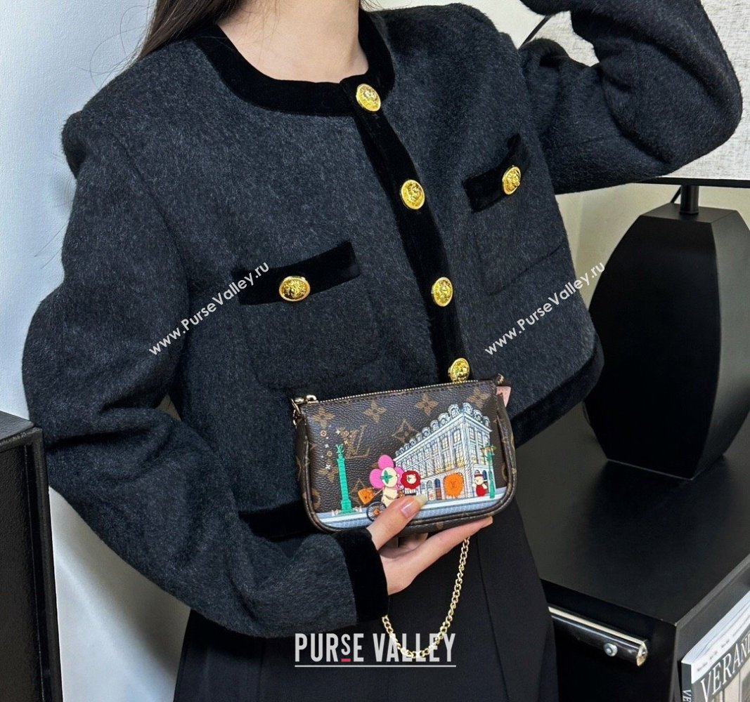 Louis Vuitton Vivienne Mini Pochette Accessoires Bag On Chain Bike 2023 M81760 (HY-231222114)