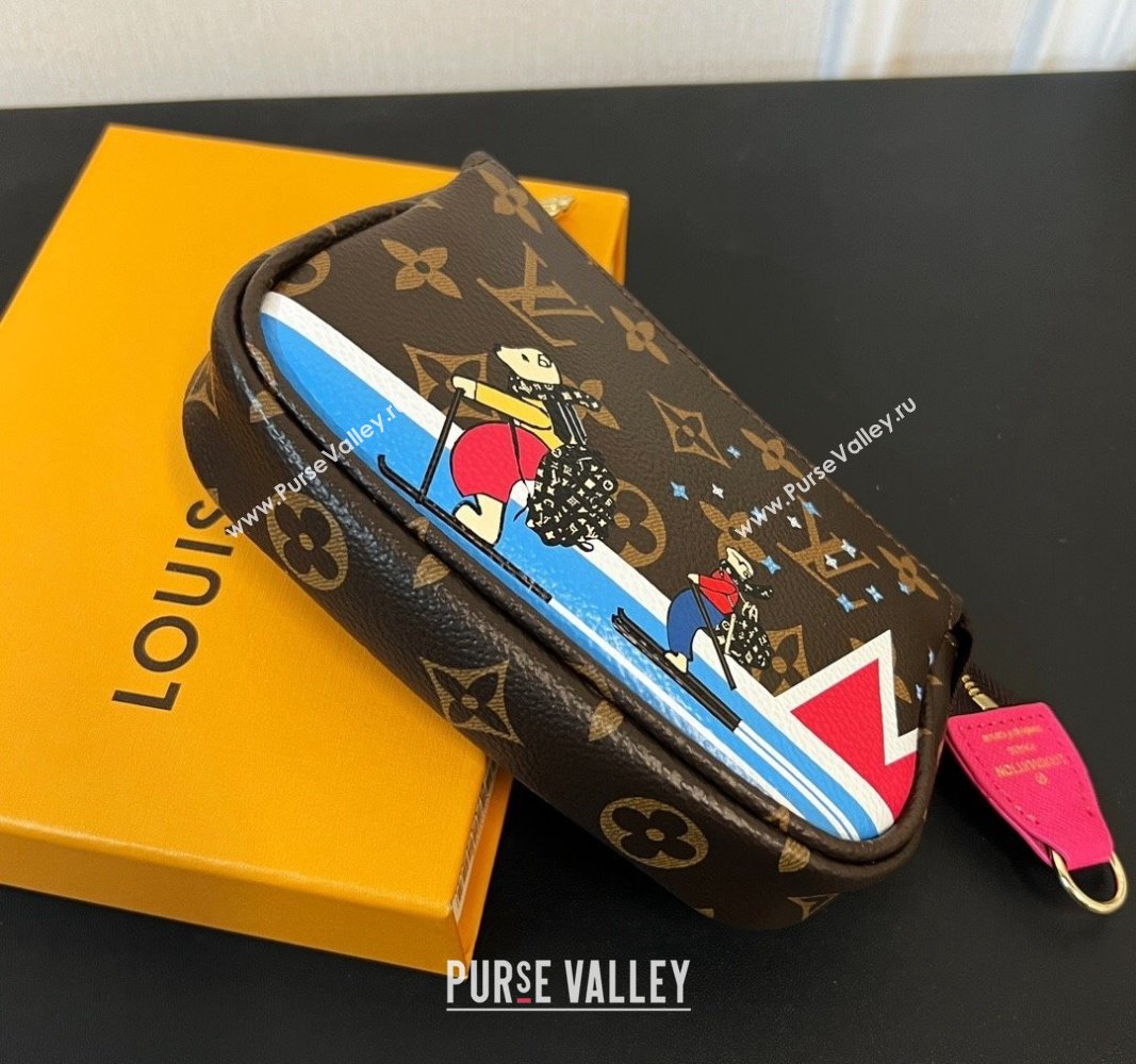 Louis Vuitton Mini Pochette Accessoires Bag On Chain Animal Skating 2023 M82510 (HY-231222122)
