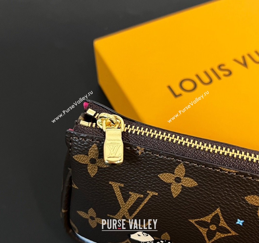 Louis Vuitton Mini Pochette Accessoires Bag On Chain Animal Skating 2023 M82510 (HY-231222122)