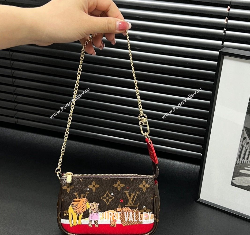 Louis Vuitton Vivienne Mini Pochette Accessoires Bag On Chain Animal Bag 2023 M82510 (HY-231222123)