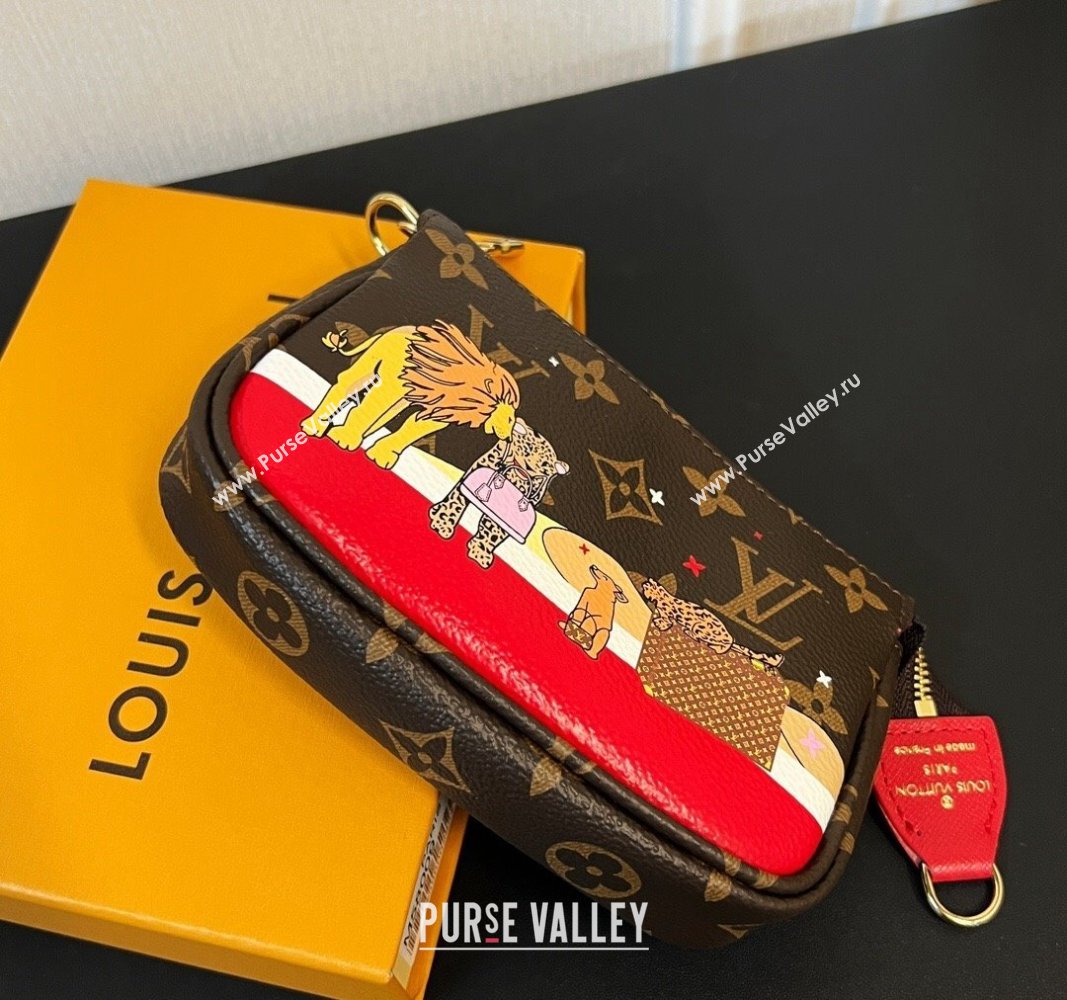 Louis Vuitton Vivienne Mini Pochette Accessoires Bag On Chain Animal Bag 2023 M82510 (HY-231222123)