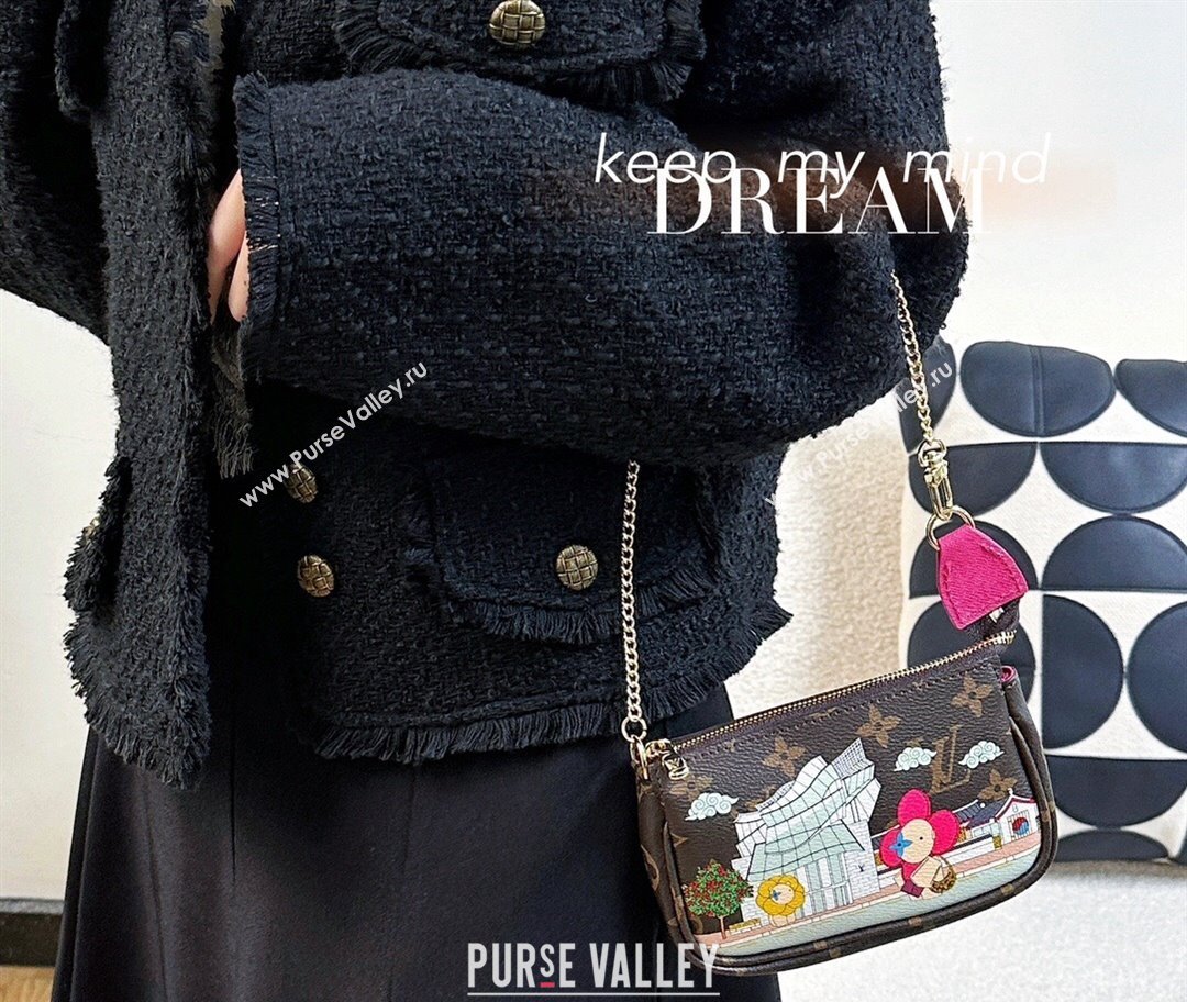 Louis Vuitton Vivienne Mini Pochette Accessoires Bag On Chain Seoul Boutique 2023 M81633 (HY-231222115)