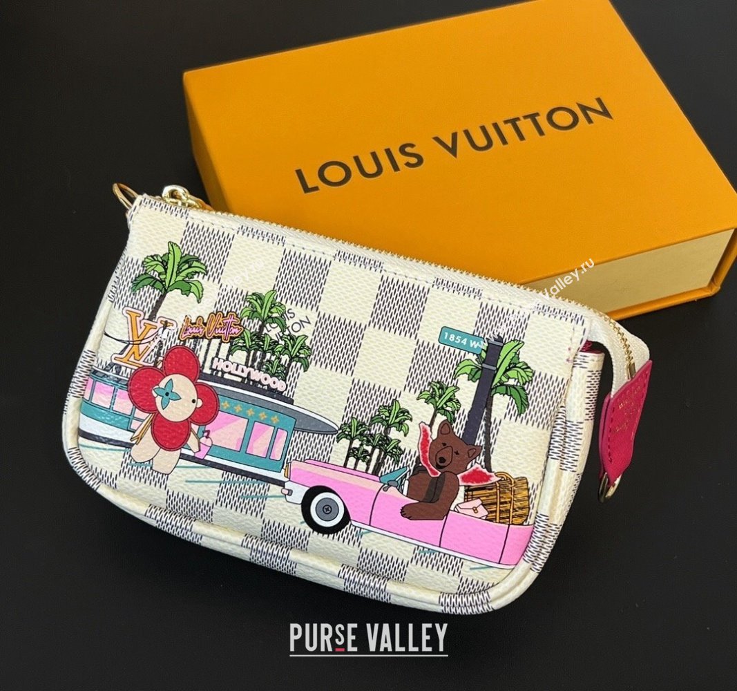 Louis Vuitton Vivienne Mini Pochette Accessoires Bag On Chain Animal/Monogram Azur 2023 M82510 (HY-231222125)