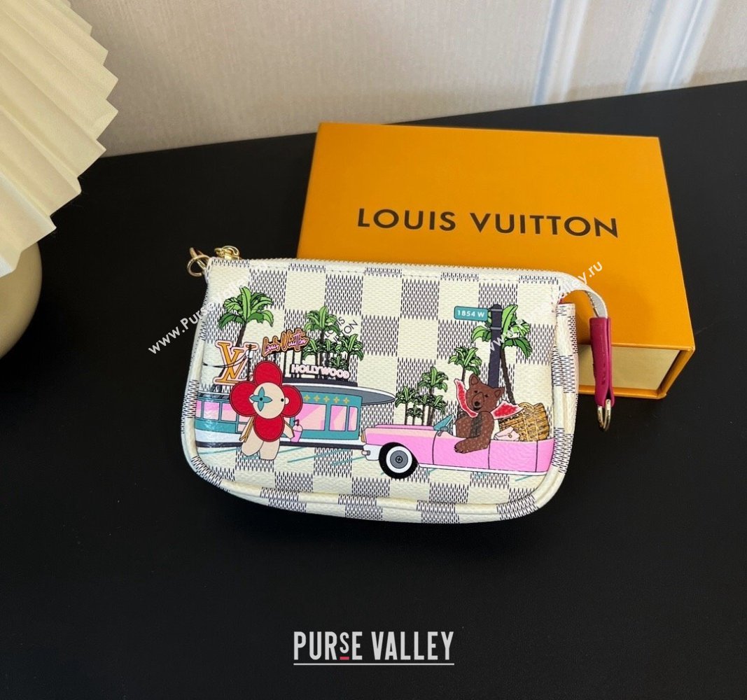 Louis Vuitton Vivienne Mini Pochette Accessoires Bag On Chain Animal/Monogram Azur 2023 M82510 (HY-231222125)