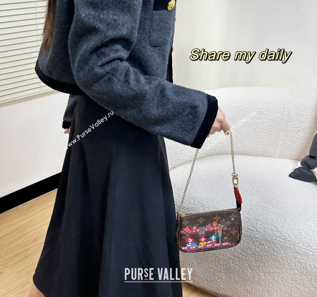 Louis Vuitton Vivienne Mini Pochette Accessoires Bag On Chain Boat 2023 M82510 (HY-231222129)