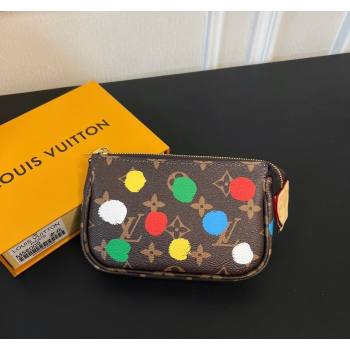 Louis Vuitton LV x YK Mini Pochette Accessoires Bag On Chain with Dots Painting 2023 M81866 (HY-231222117)