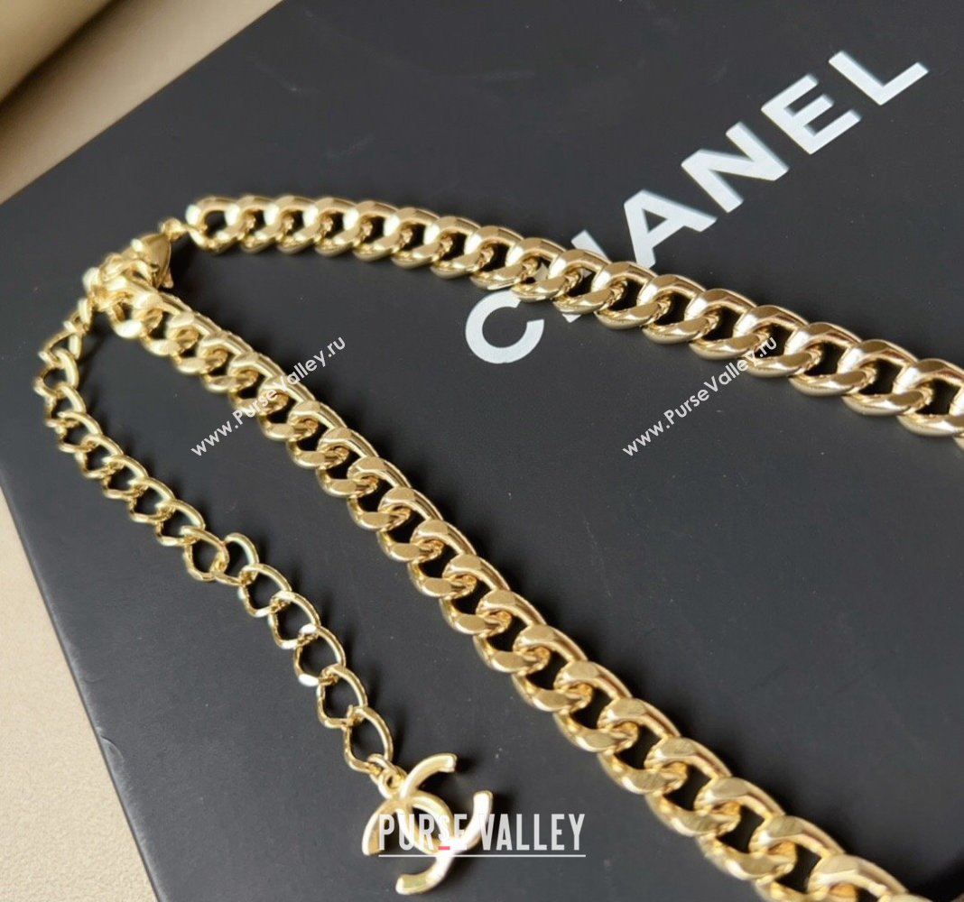 Chanel Chain Belt with Crystal Bloom 2024 011302 (99-240113063)