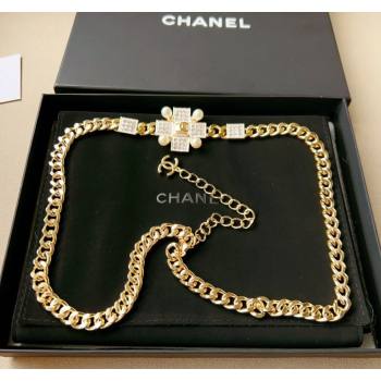 Chanel Chain Belt with Crystal Bloom 2024 011302 (99-240113063)