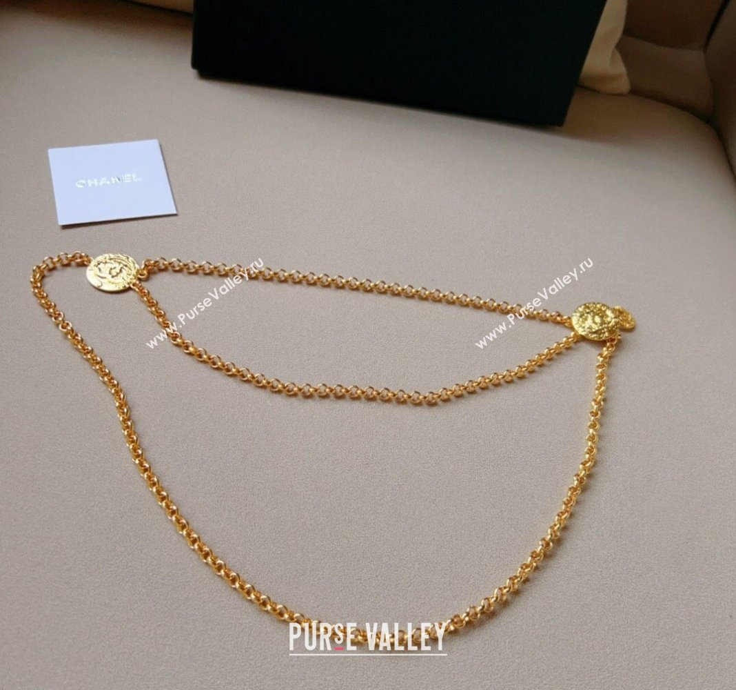 Chanel Chain Belt Gold 2024 011303 (99-240113064)