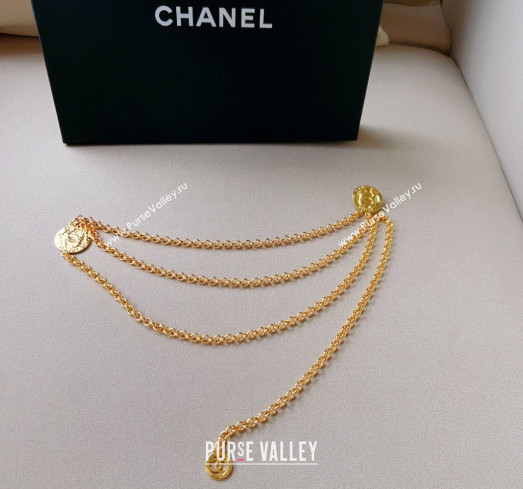 Chanel Chain Belt Gold 2024 011303 (99-240113064)