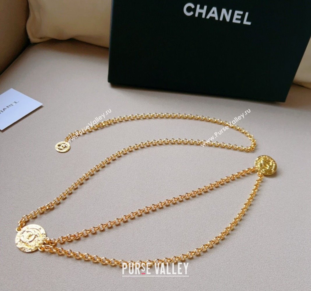 Chanel Chain Belt Gold 2024 011303 (99-240113064)