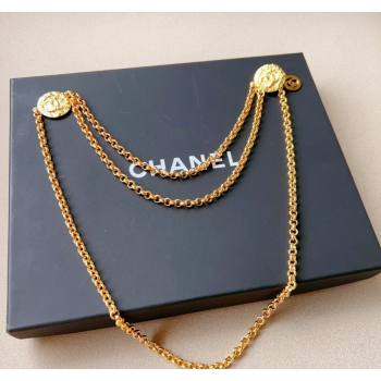 Chanel Chain Belt Gold 2024 011303 (99-240113064)