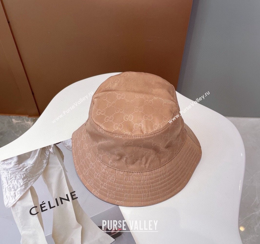 Gucci GG Reversible Bucket Hat Beige 2024 0112 (MAO-240112009)