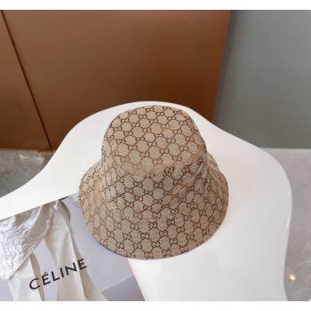 Gucci GG Reversible Bucket Hat Beige 2024 0112 (MAO-240112009)