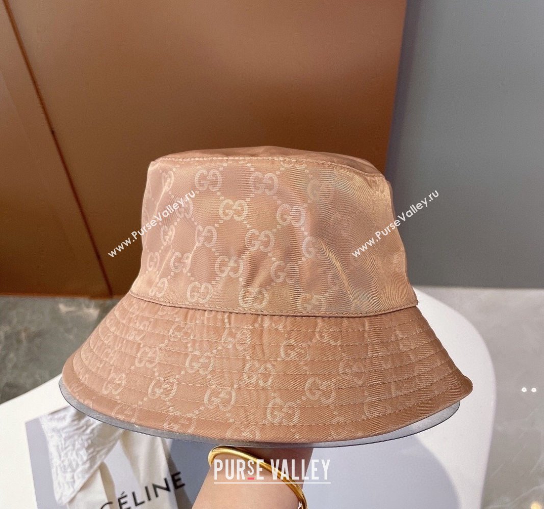 Gucci GG Reversible Bucket Hat Beige 2024 0112 (MAO-240112009)