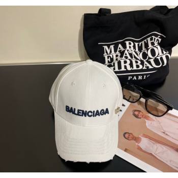 Balenciaga Baseball Hat White 2024 0112 (MAO-240112010)