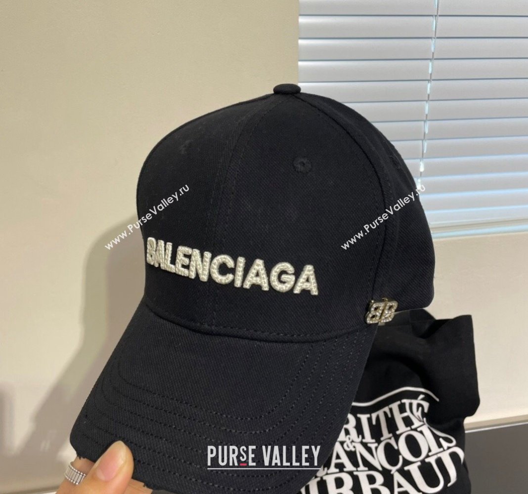 Balenciaga Baseball Hat Black 2024 0112 (MAO-240112013)