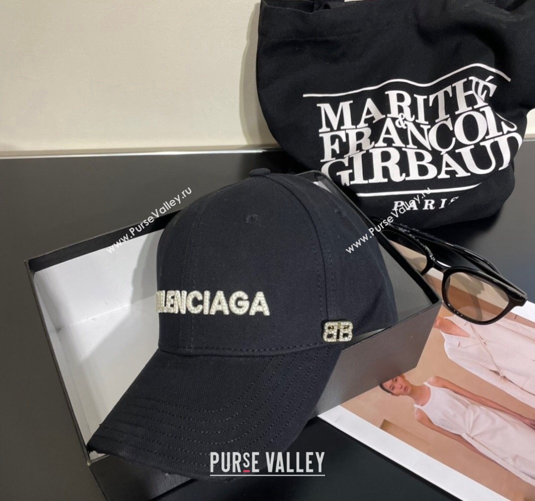 Balenciaga Baseball Hat Black 2024 0112 (MAO-240112013)