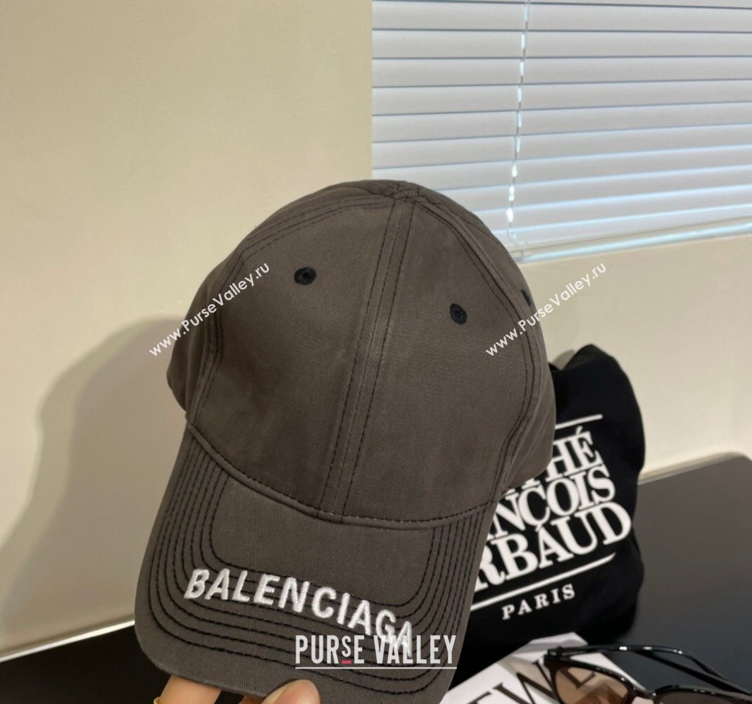 Balenciaga Denim Baseball Hat Grey 1 2024 0112 (MAO-240112030)